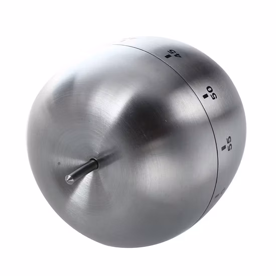 Timer Kitchen Stainless Steel Apple Shape 60 Minute Kitchen Cook Cooking Timer Esg10419