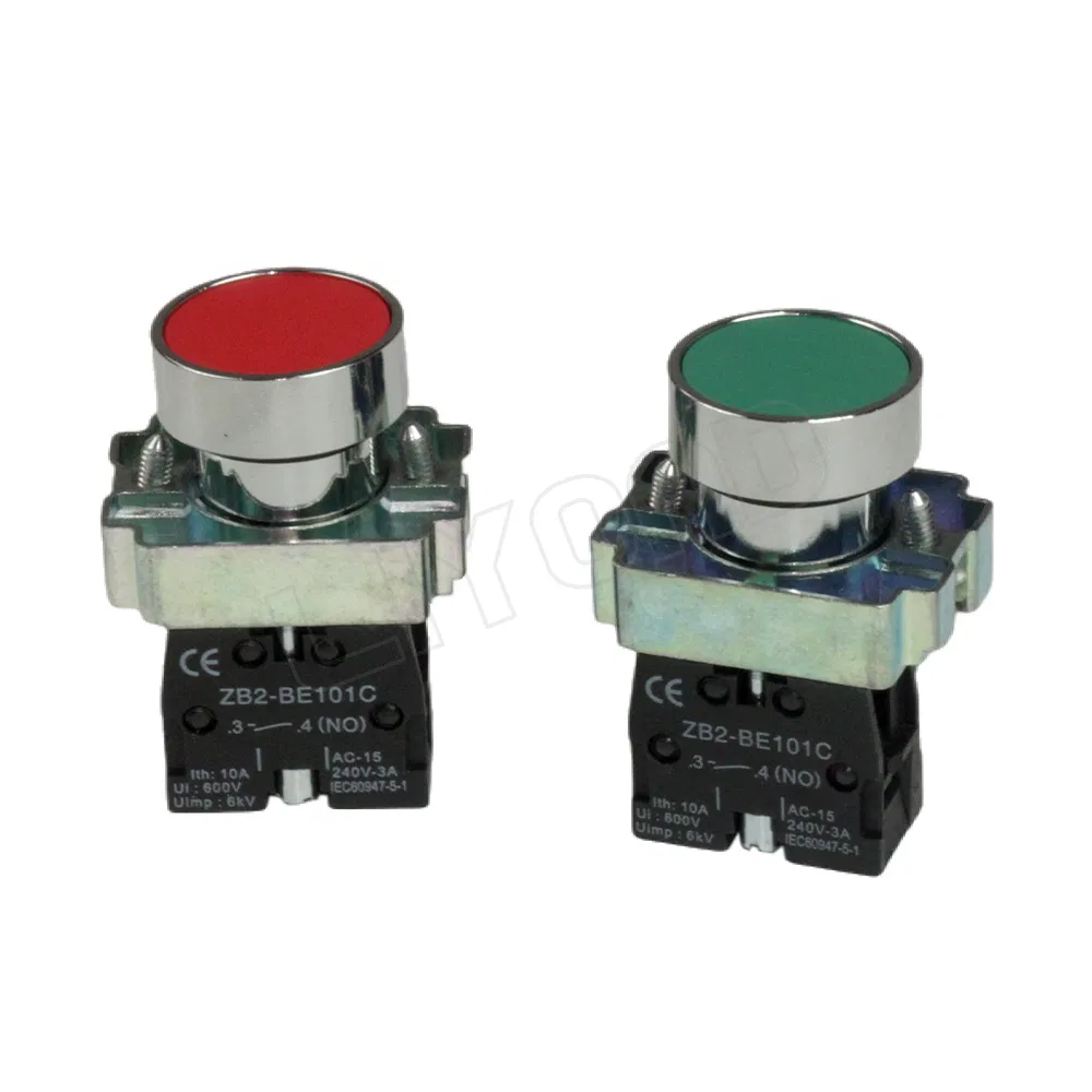 패널용 22mm 조명 LED 푸시 버튼 스위치